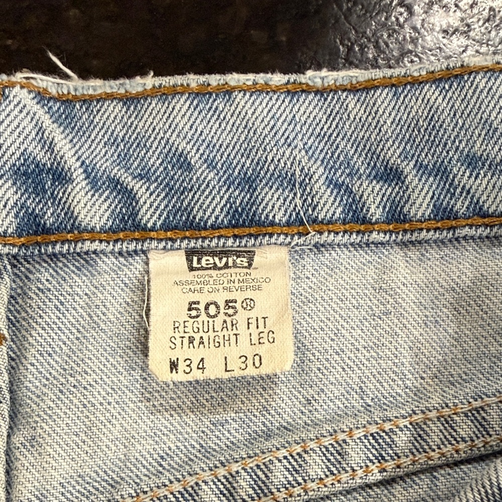 Levi's Light Blue Jean Shorts